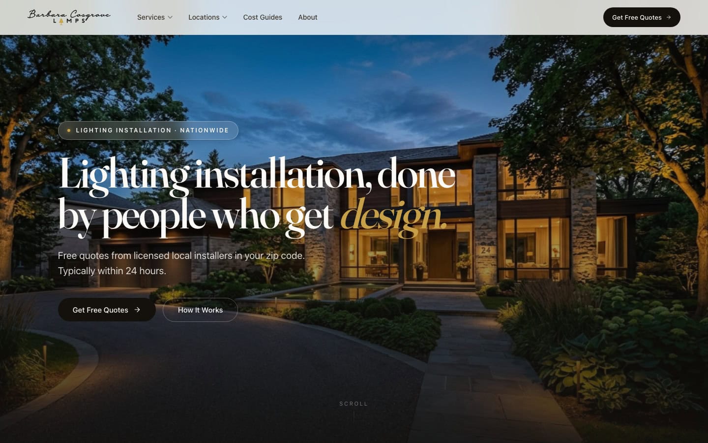 Barbara Cosgrove Lamps authority site